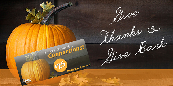 Give Thanks and Give Back